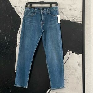 Brand new w/tags J Brand Sadey mid rise cropped straight jeans
